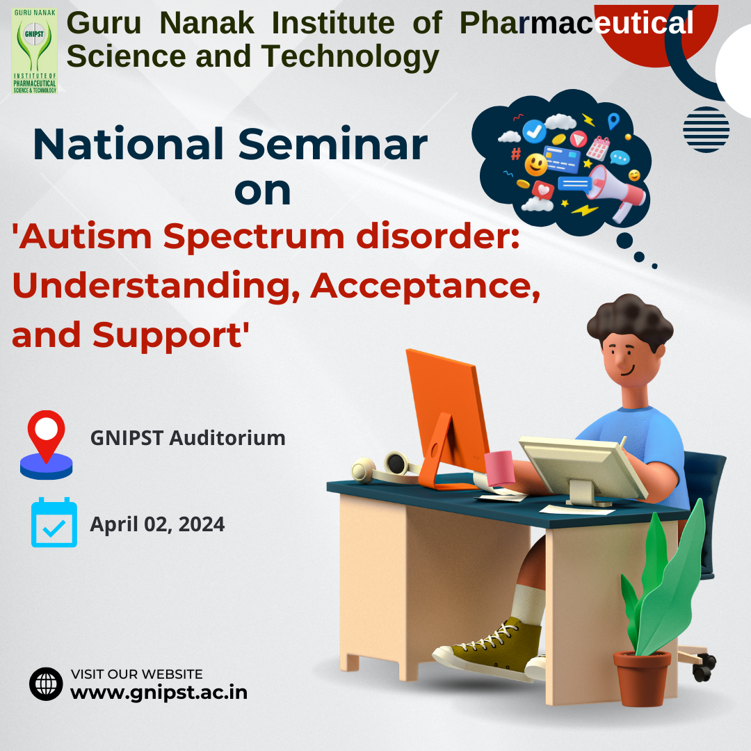 National Seminar on 'Autism Spectrum disorder: Understanding, Acceptance, and Support'